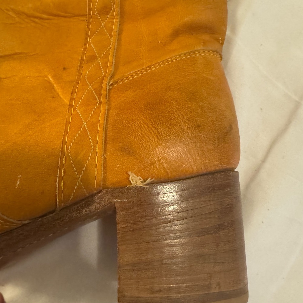 Vintage Frye 70s Campus Boot, Foldover Style - Picture 7 of 16